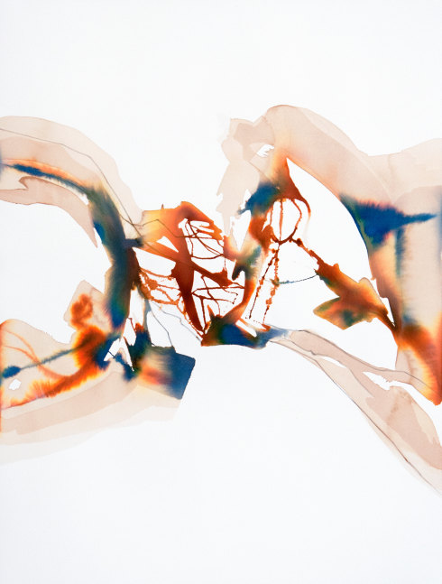 Arthur Turner Pendulum, 29, 2016 watercolor, ink, and graphite on paper 24" x 18" AT 2022 Moody Gallery