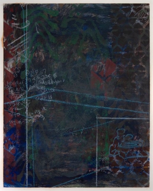 Gael Stack Untitled, 1996 oil on paper 18 3/8" x 15 1/8" GS 131 Moody Gallery