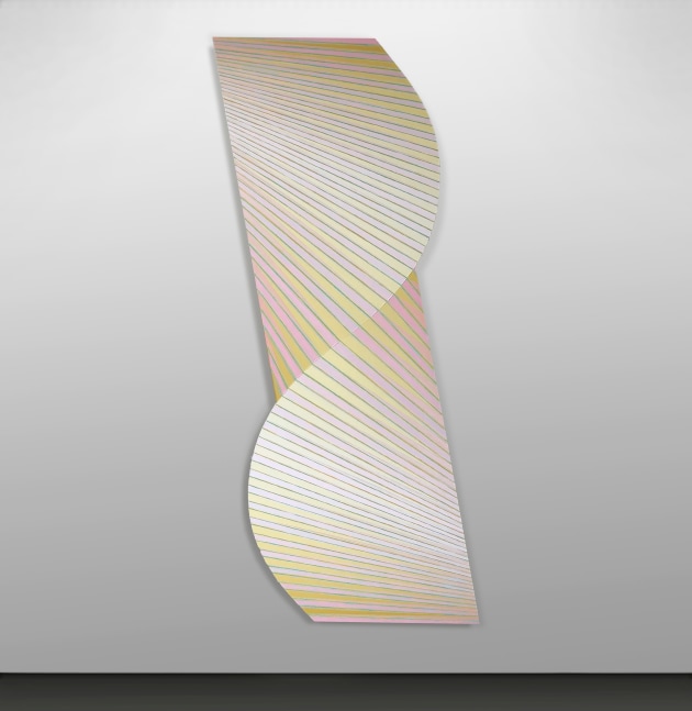 Jay Shinn Milo, 2022 acrylic on birch panel 75" x 27" x 2 1/4" JS 33 Moody Gallery
