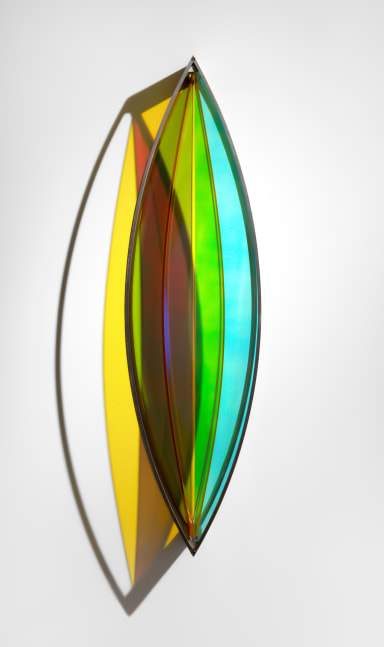 Claire Ankenman Spire 1, 2022 stainless steel and plexiglass 34 3/4" x 9 1/4" x 5 1/4" CA 168