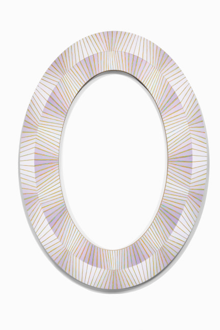 Jay Shinn Bijou Wave 2024 acrylic on wood 80" x 58" x 1 1/2"