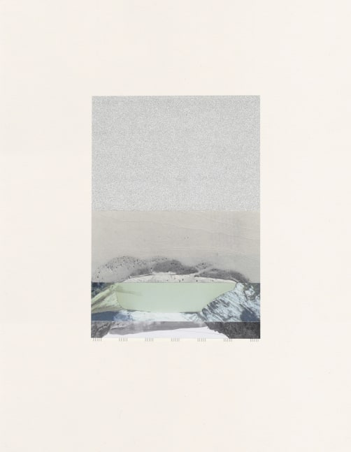 Bethany Johnson We Live on a Planet: 27° 55, 2019 collage on paper 19 1/2" x 15" BJ 117 Moody Gallery