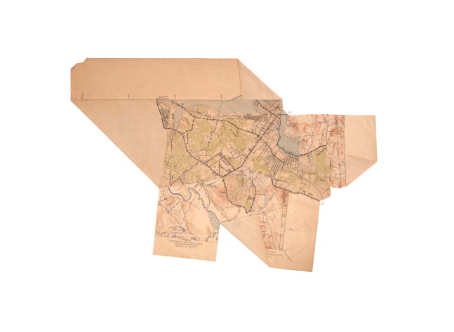 Jerry Jeanmard Untitled, 2015 collage on paper 30" x 22" JJ 139 Moody Gallery