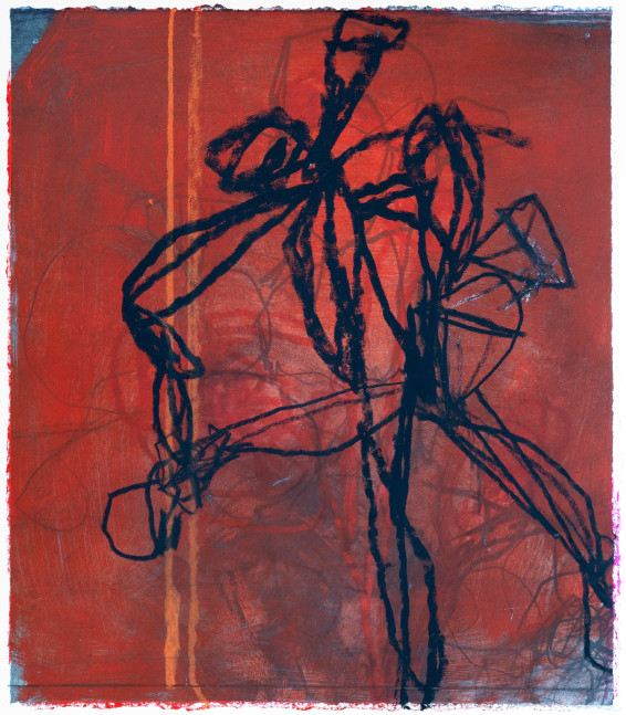 Andrea Rosenberg Untitled 16, 2020 mixed media on paper 8 1/2" x 7 1/2" AR 105