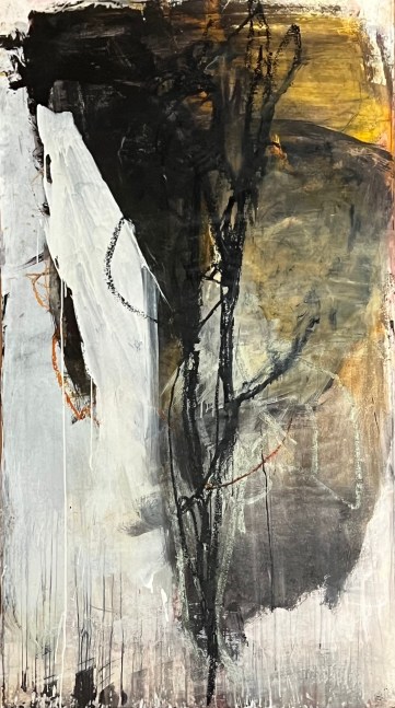 Andrea Rosenberg Untitled, 2022 mixed media on paper 72 3/4" × 39"