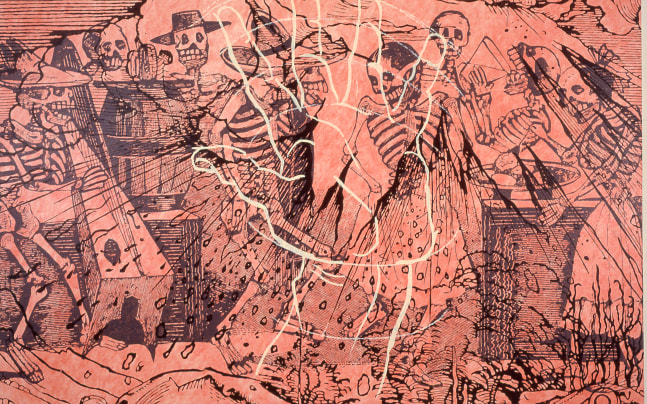 Al Souza Private Dancer, 1988 oil on canvas 72" x 108" AS 105 moody gallery