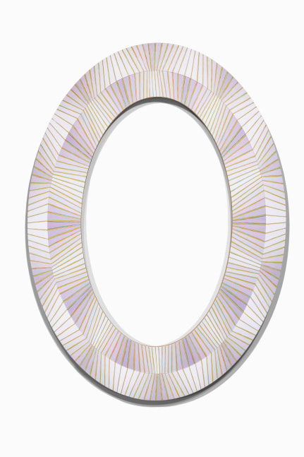 Jay Shinn Bijou Wave 2024 acrylic on wood 80" x 58" x 1 1/2"