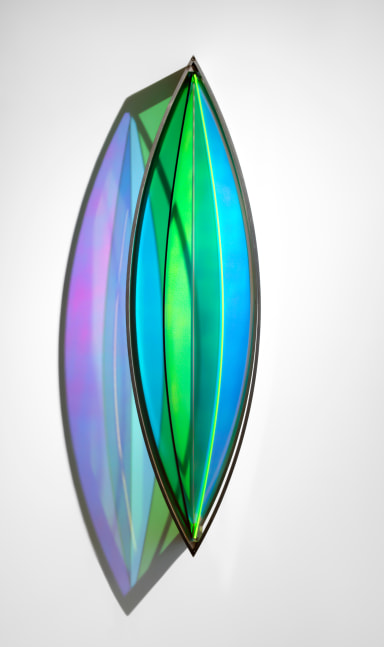 Claire Ankenman Spire 2, 2022 stainless steel and plexiglass 34 3/4" x 9 1/4" x 5 1/4" CA 169