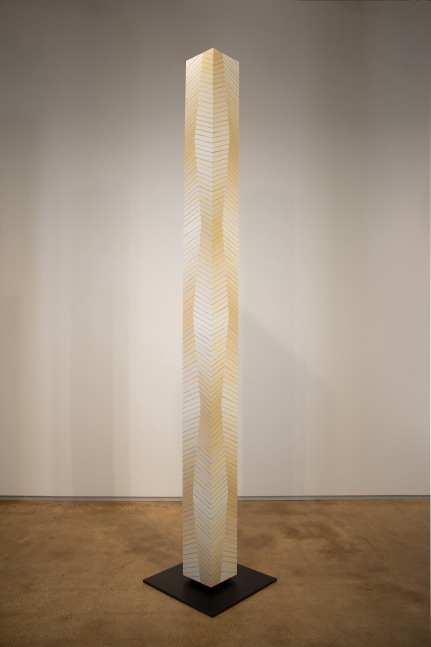 Jay Shinn Wheatley, 2023 acrylic on wood 109" x 8" x 8" JS 61