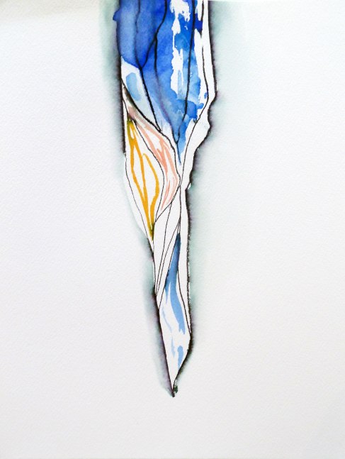 Arthur Turner Lightning Study, I, 2014 watercolor and ink on paper 12" x 9" AT 1881 Moody Gallery