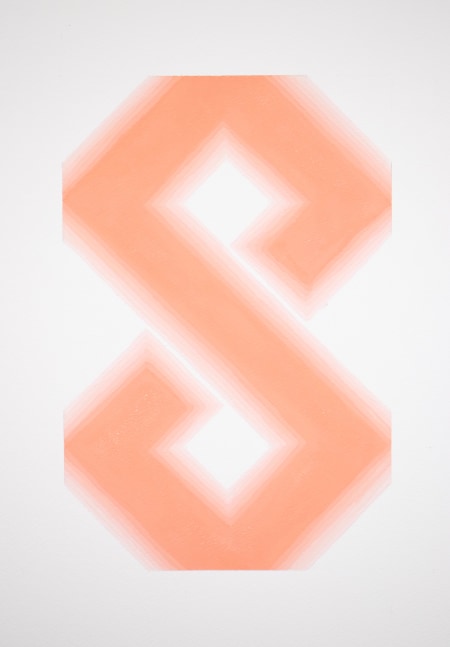 Jay Shinn Coral, 2024 gouache on paper 20” x 15"