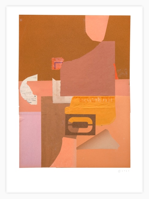 Jerry Jeanmard Untitled, 2020 collage on paper 30" x 22" JJ 274 Moody Gallery
