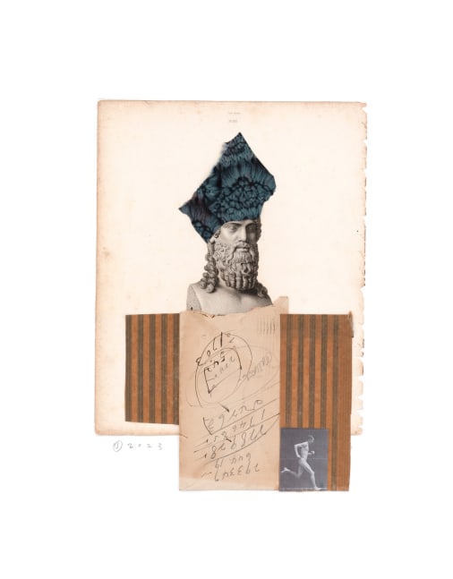 Jerry Jeanmard
Remus/Romulus, 2023
collage on paper
19 3/8" x 15 1/8"
JJ 299