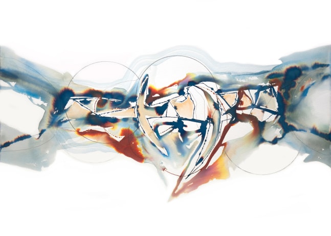 Arthur Turner Spirit Catcher, 2, 2018 watercolor and ink on paper 30" x 42" AT 2131 Moody Gallery