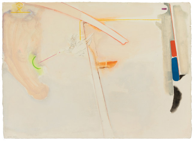 Stephen Greene
R. 3, 1973
graphite, crayon, and gouache on paper
22" x 30 1/4"
SGRN 15
