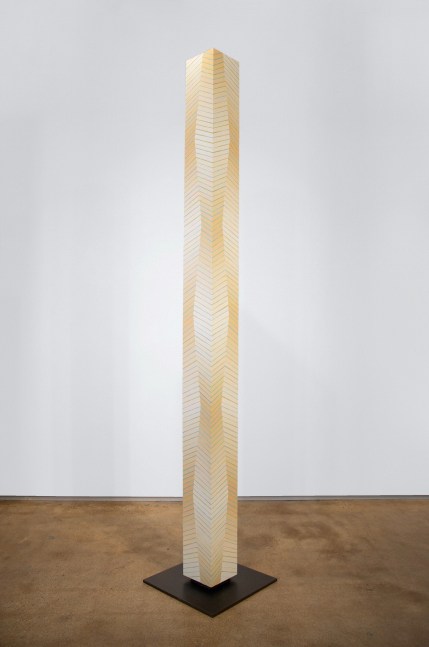 Jay Shinn Wheatley, 2023 acrylic on wood 109" x 8" x 8" JS 61