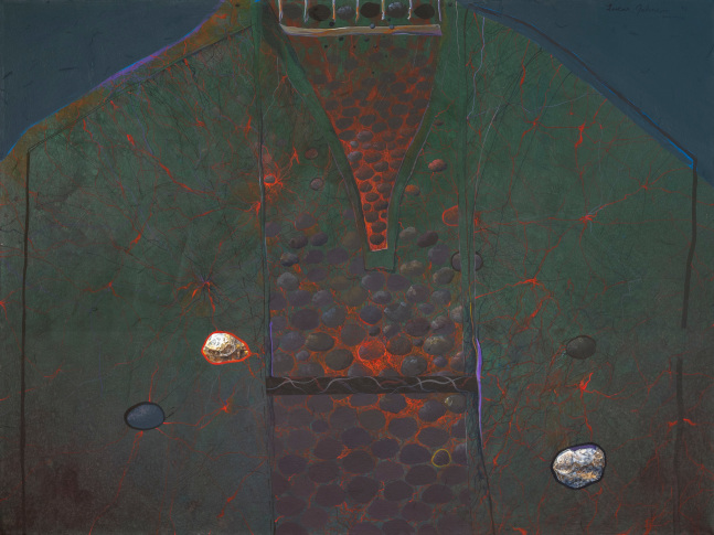 Lucas Johnson El Columpio (The Swing), 1996 acrylic on canvas 36" x 48" LJ 710 Moody Gallery