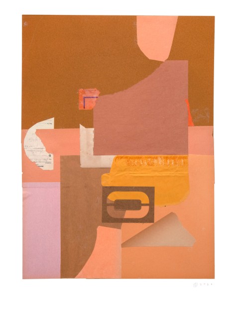 Jerry Jeanmard Untitled, 2020 collage on paper 30" x 22" JJ 274 Moody Gallery