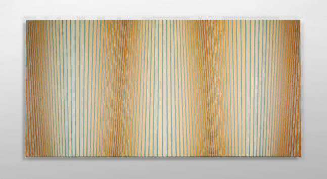 Jay Shinn Cellulose Tapestry 3, 2023 acrylic on canvas 36" x 72" x 2 1/2"