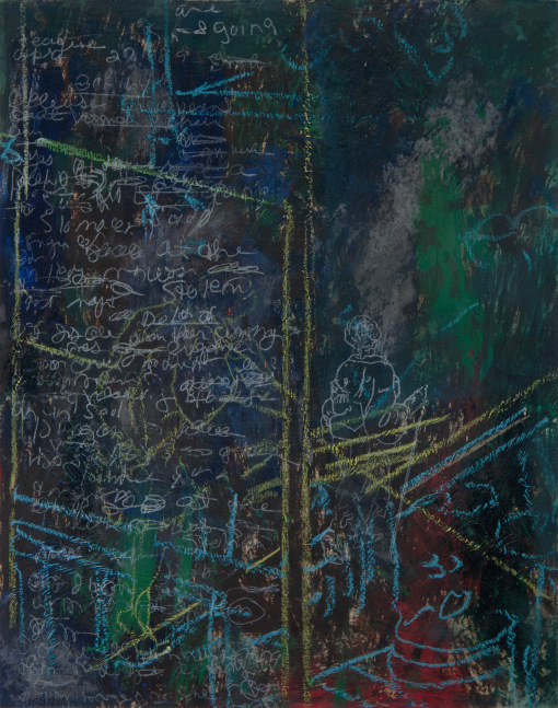 Gael Stack Untitled, 2001 oil on paper 16 1/2" x 13" MC 933 Moody Gallery
