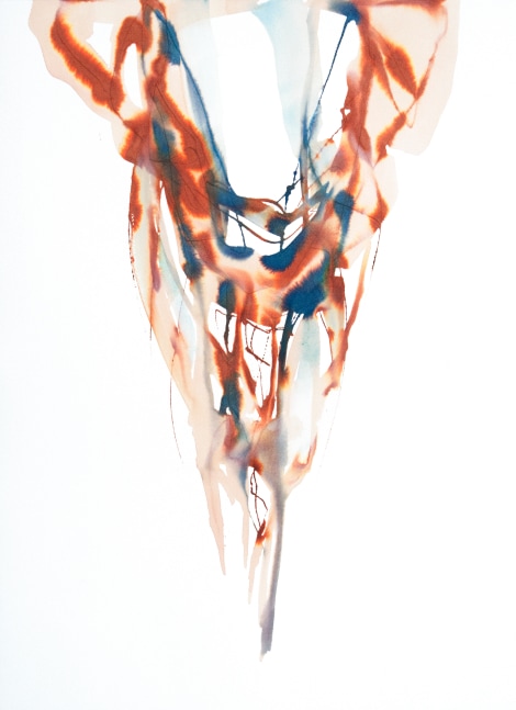 Arthur Turner Pendulum, 27, 2016 watercolor and ink on paper 24" x 18" AT 2020 Moody Gallery