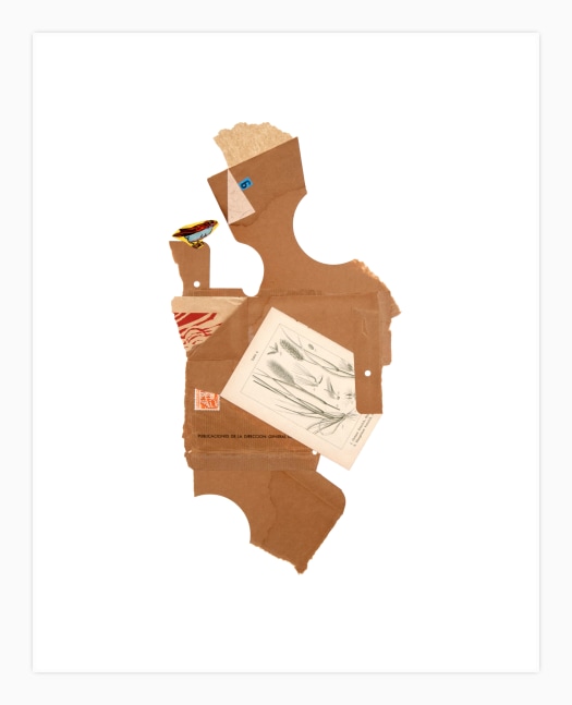 Jerry Jeanmard Venus De Milo, 2017 collage on paper 24" x 19" JJ 202 Moody Gallery