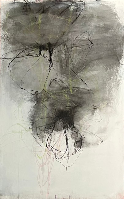 Andrea Rosenberg Untitled, 2022 mixed media on paper 67" × 40 1/2”