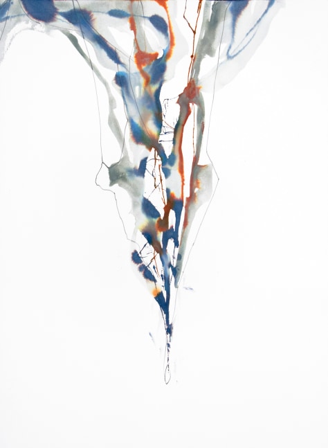 Arthur Turner Pendulum, 4, 2016 watercolor, ink, and graphite on paper 30" x 22" AT 2000 Moody Gallery