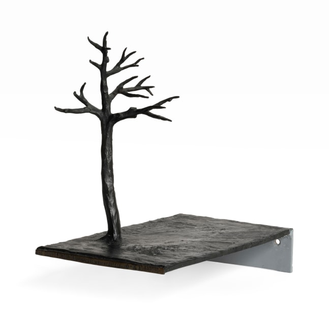 Page Kempner In the Garden...Counting to 10, 1992 cast bronze, unique, wall piece 7 1/2" x 5" x 9" MC 1020