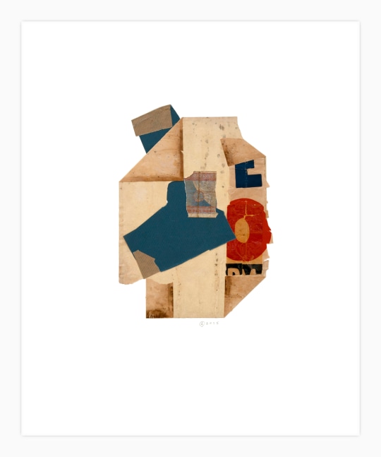 Jerry Jeanmard Untitled, 2018 collage on paper 22" x 18" JJ 180 Moody Gallery
