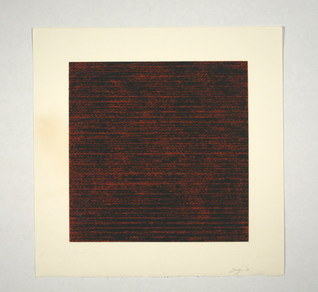 Al Souza Untitled, 1971 crayons and graphite on paper 14 3/4" x 14 5/8" AS 625 Moody Gallery