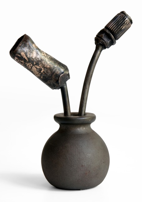 Jim Love Flowers, 1997 steel and cast iron 11" x 8" x 4" MC 1000 moody gallery