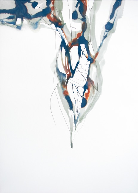Arthur Turner Pendulum, 22, 2016 watercolor, ink, and graphite on paper 40" x 30" AT 2017 Moody Gallery