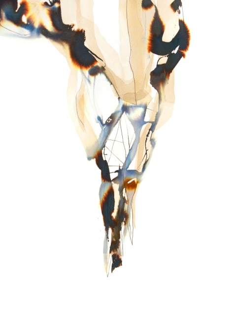 Arthur Turner Pendulum, 40, 2016 watercolor, ink, and graphite on paper 24" x 18" AT 2033 Moody Gallery