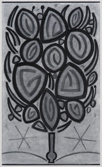 Untitled IV, (From the Centerpiece Series), 2012
Vine charcoal on paper
Paper: 33 1/4 x 19 5/8 in. (84.5 x 49.9 cm)
Frame: 40 3/4 x 26 7/8 in. (103.5 x 68.3 cm)
Weis-1026-C