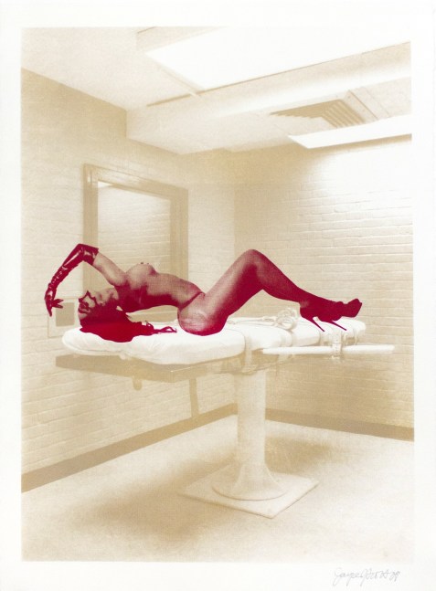 Untitled (From the Sexecution Series), 2008
Monotype with screen printing
Paper: 30 x 22 inches
Frame: 35.25 x 27.5 inches
Scot-1347-C