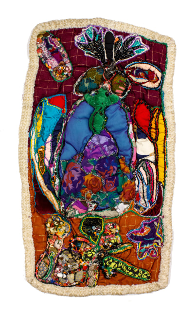 Turtle, 1999 
Fabric, thread, mixed media
38 x 21 in. (96.5 x 53.3 cm)
TScot-1009-C