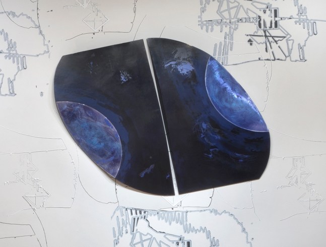 North and South Pole, 2015-2016
Wood, epoxy resin, silkscreen, enamel
Each panel: 34.5 x 21 x 2 in. (87.6 x 53.3 x 5.1 cm)
Sala-1152-OS