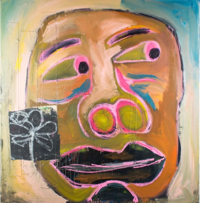 many faces inside (many demons)… spending time exploring what it means for me to feel a confrontation, 2023
Acrylic paint, canvas, oil stick on canvas
58 x 56 in. (147.3 x 142.2 cm)
Maso-1037-C