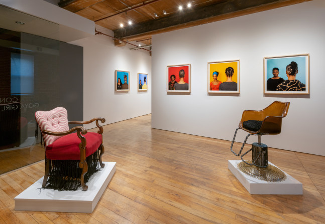 Sonya Clark -&amp;nbsp;Hair/Goods: An Homage to Madam CJ Walker&amp;nbsp;at Goya Contemporary, Baltimore, MD.