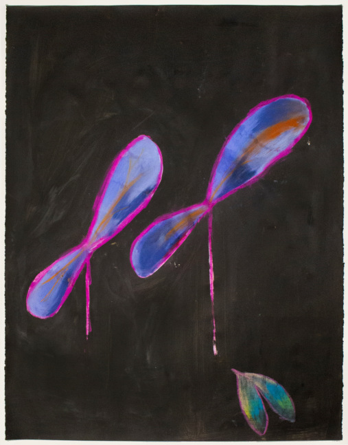 here'd they come from, dey said (3), 2021 
Ink, pastel, acrylic, oil stick
50 x 38 in. (127 x 96.52 cm)
Maso-1025-C