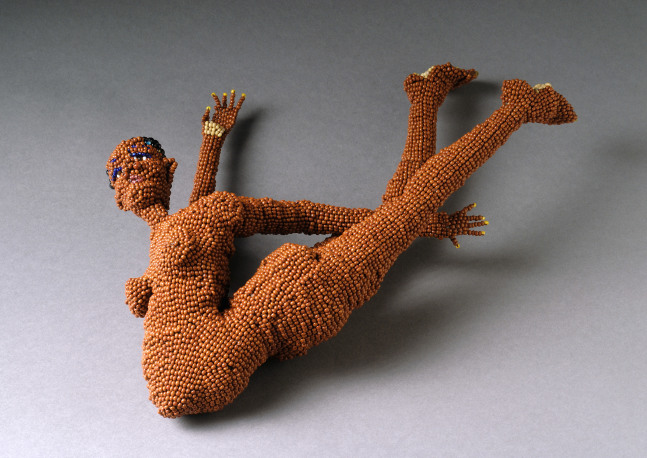 From the Day After Rape Series: Congo III, 2008
Peyote stitched glass beads, thread
3 3/4 x 9 x 12 1/2 in. (9.5 x 22.9 x 31.8 cm)
SCO-0320-C
