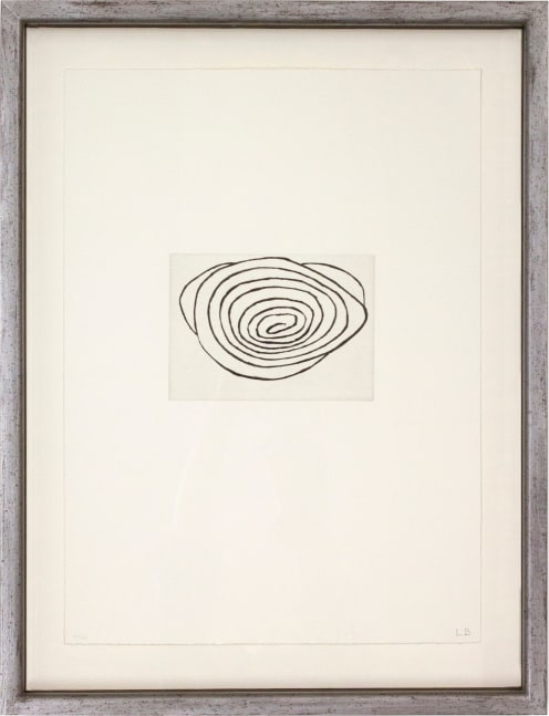 Louise Bourgeois

To Hide,&amp;nbsp;1989-93

Drypoint

Paper: 19 1/2 x 14 in. (49.5 x 35.6 cm)

Frame: 24 x 18 1/4 in. (61 x 46.4 cm)

Edition 40 of 44

Bour-1002-O