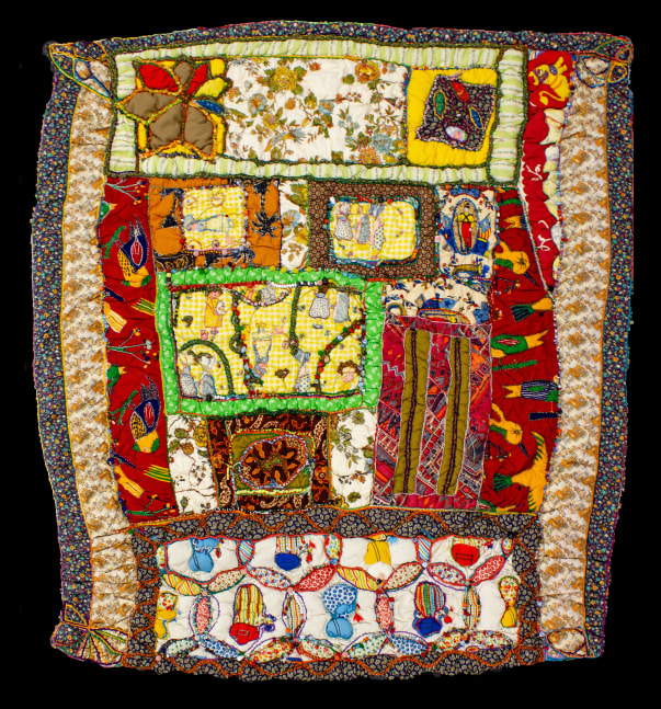 Upside Downwards, 1992 
Fabric, thread, mixed media
59 x 52 1/2 in. (149.9 x 133.3 cm)
TScot-1015-C
