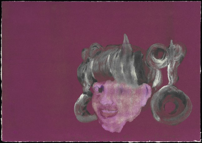 Hip Hop Saints and Fallen Angels: Left Eye Lopez, 2014 
Monotype
14 x 19 3/4 in. (35.6 x 50.2 cm)
Published by Goya Contemporary / Goya-Girl Press
Scot-1072-C