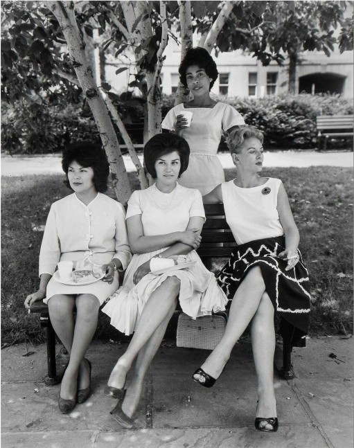 Secretaries in Rawlings Park -&amp;nbsp;Washington DC, 1965
Silver gelatin print
20 &amp;times; 16 in. (50.8 &amp;times; 40.6 cm)
Hofer-0014-C-OS