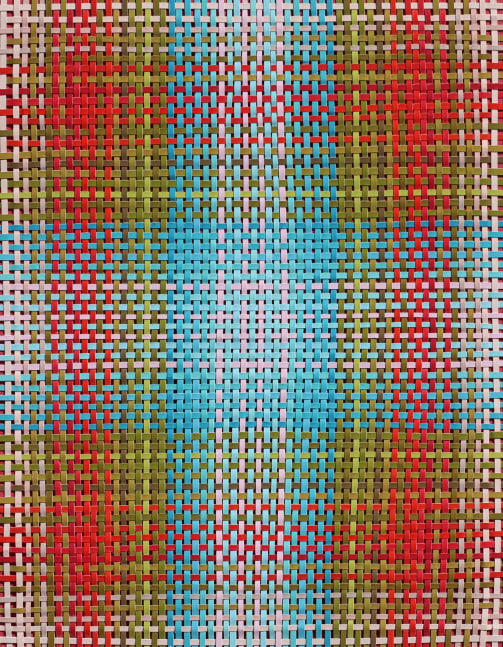 Meditation: Distill, 2020
Woven painted paper
Paper: 5 1/8 x 4 in. (13 x 10.2 cm)
Frame: 14 5/8 x 11 1/4 in. (37.1 x 28.6 cm)
Park-1016-C