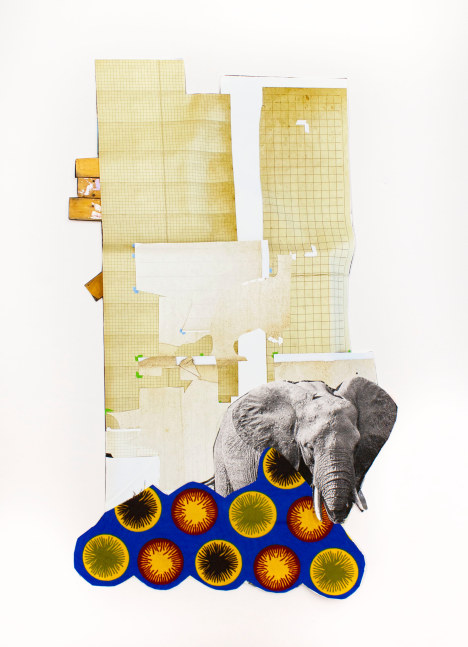 Untitled (Gray Elephant), 2022
Mixed Media on archival rag paper
20 1/4 x 12 3/4 in. (51.4 x 32.4 cm)
Smai-1491-C