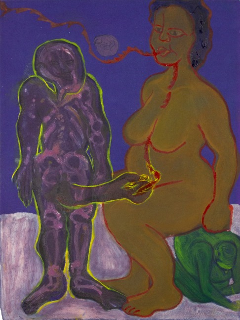 Sex Trade 3, 2019
Monoprint with unique hand painting
15 x 11 1/4 in. (38.1 x 28.6 cm)
Published by Goya Contemporary / Goya-Girl Press
Scot-1233-C