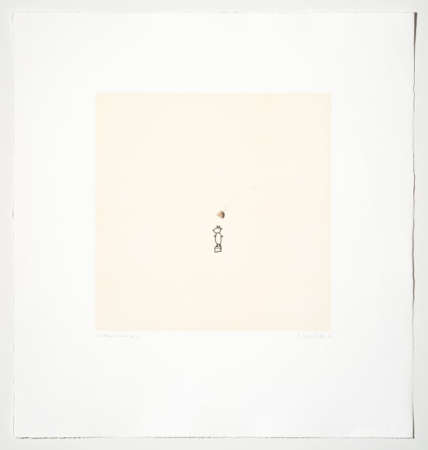 Untitled with Stone,&amp;nbsp;2000

Solar etching with relief roll and stone on Somerset Velvet radiant white

32&amp;nbsp;x 30&amp;nbsp;in. (81.3&amp;nbsp;x 76.2&amp;nbsp;cm)

Edition of 30

Published by Goya Contemporary / Goya-Girl Press

POR-0512-O